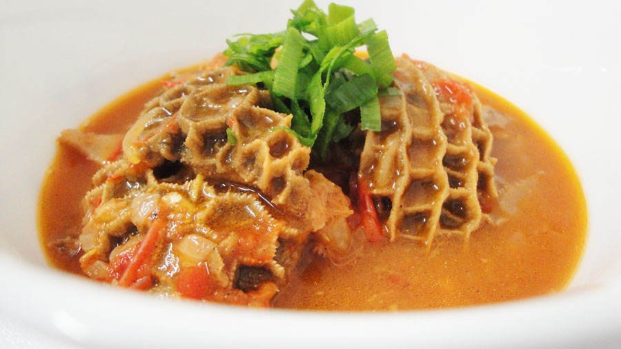 Frozen Beef Tripe Cooked