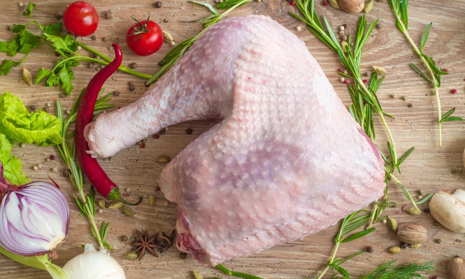 Frozen Turkey Leg Quarters